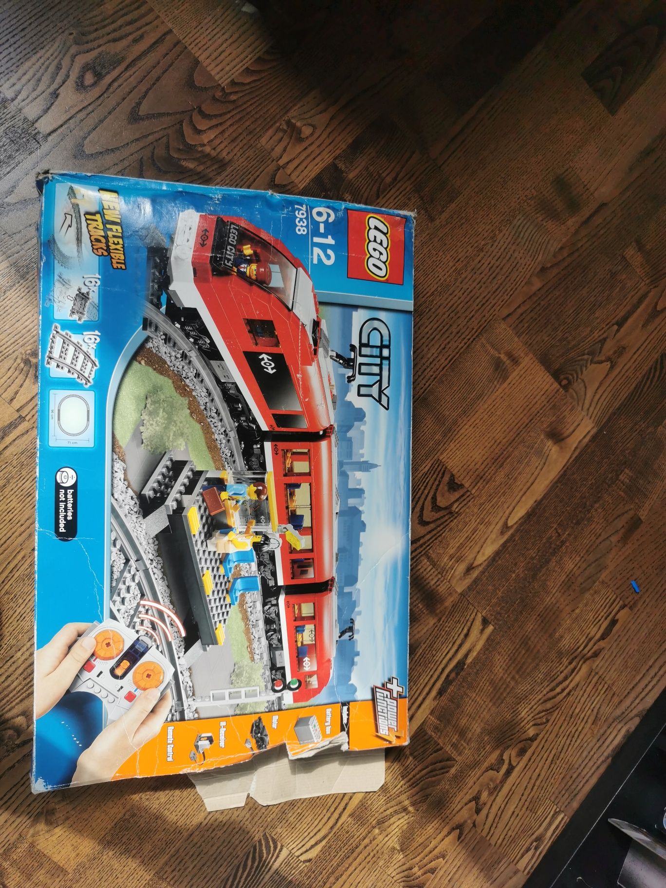 Lego city pociąg stacja tory 7938