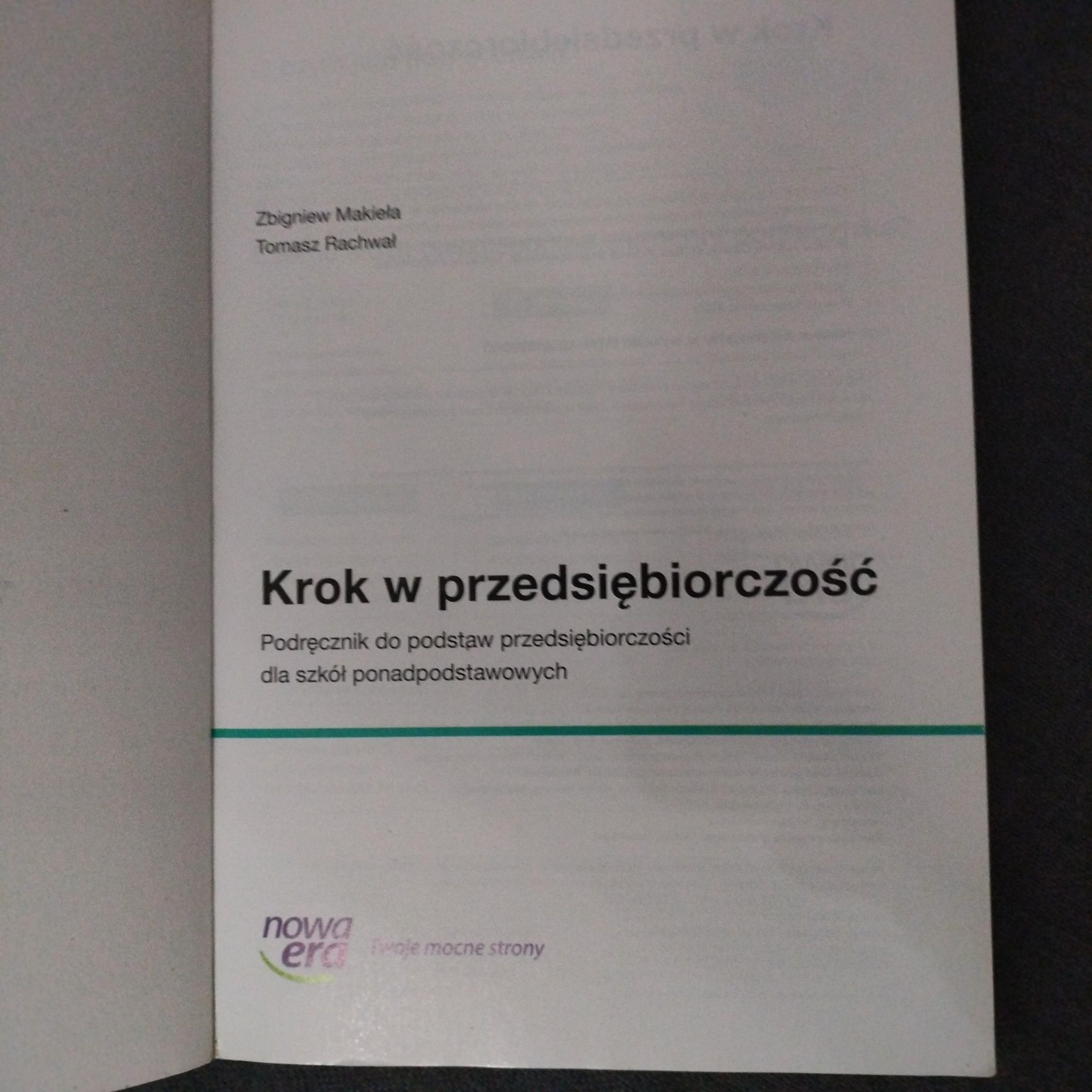 Krok w przedsiębiorczość + oblicza epok 3.1.