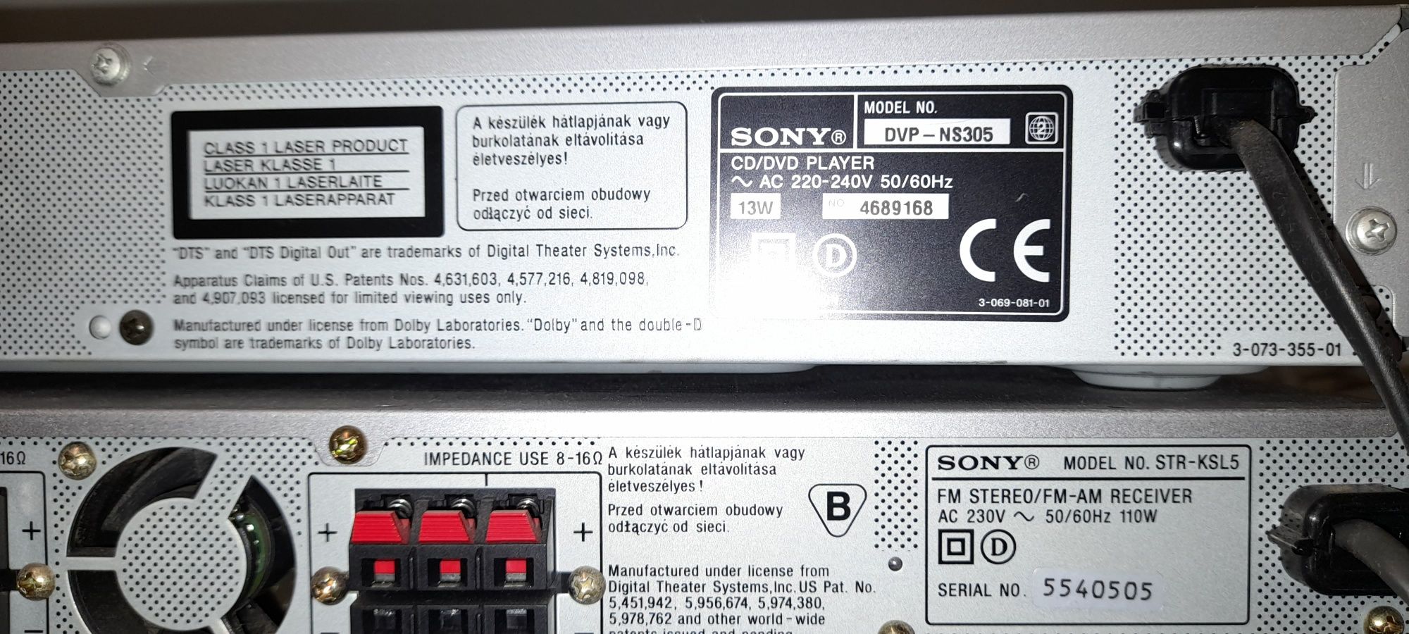 Sistema de som  Sony surround 5.1