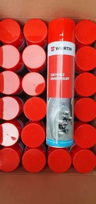 24 x 600ml Zmywacz uniwersalny WURTH spray gratis