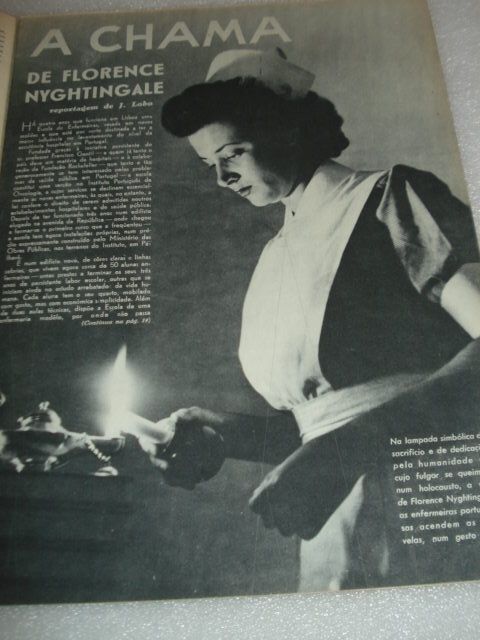 Revista Antiga Mundo Gráfico - 1944 Retrato Varela Aldemira NA CAPA