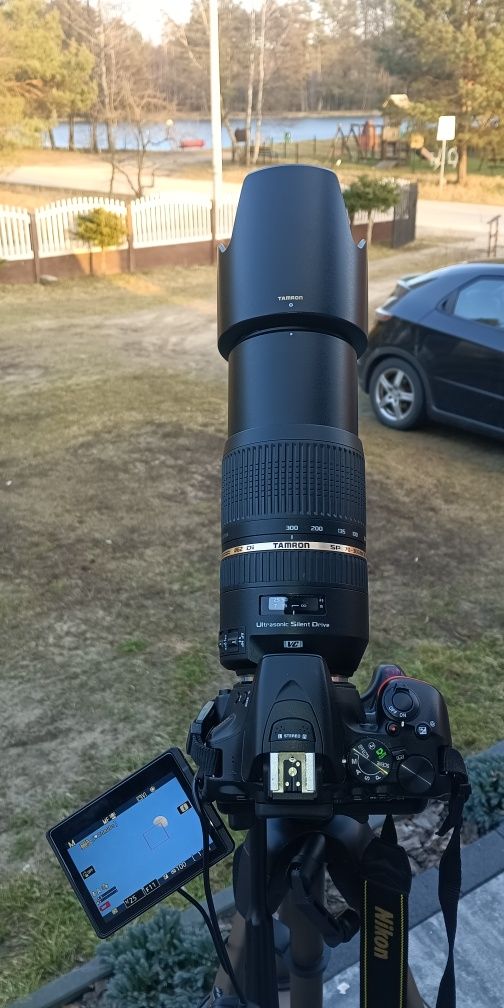 Aparat Nikon d5600 Tamron sp 70-300 f4-5.6 Di VS USD