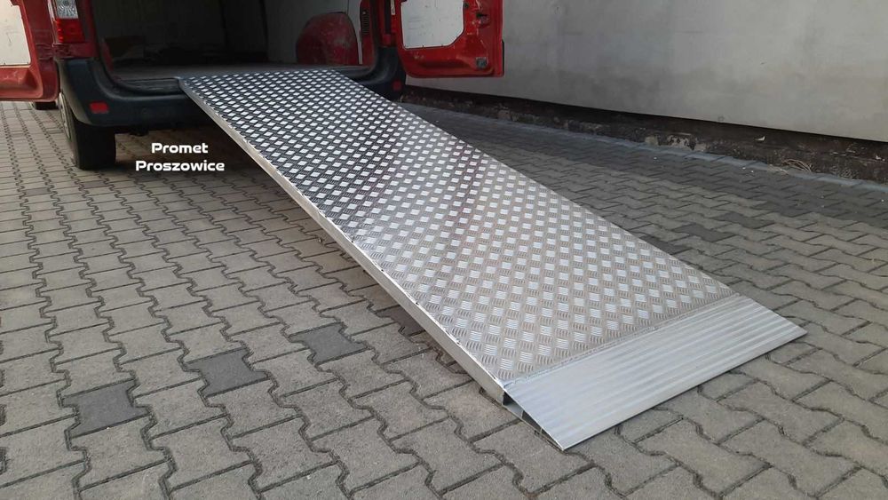 Rampa Aluminiowa 325cm x 100cm do 1.2T. Najazd Podjazd pod Paleciak