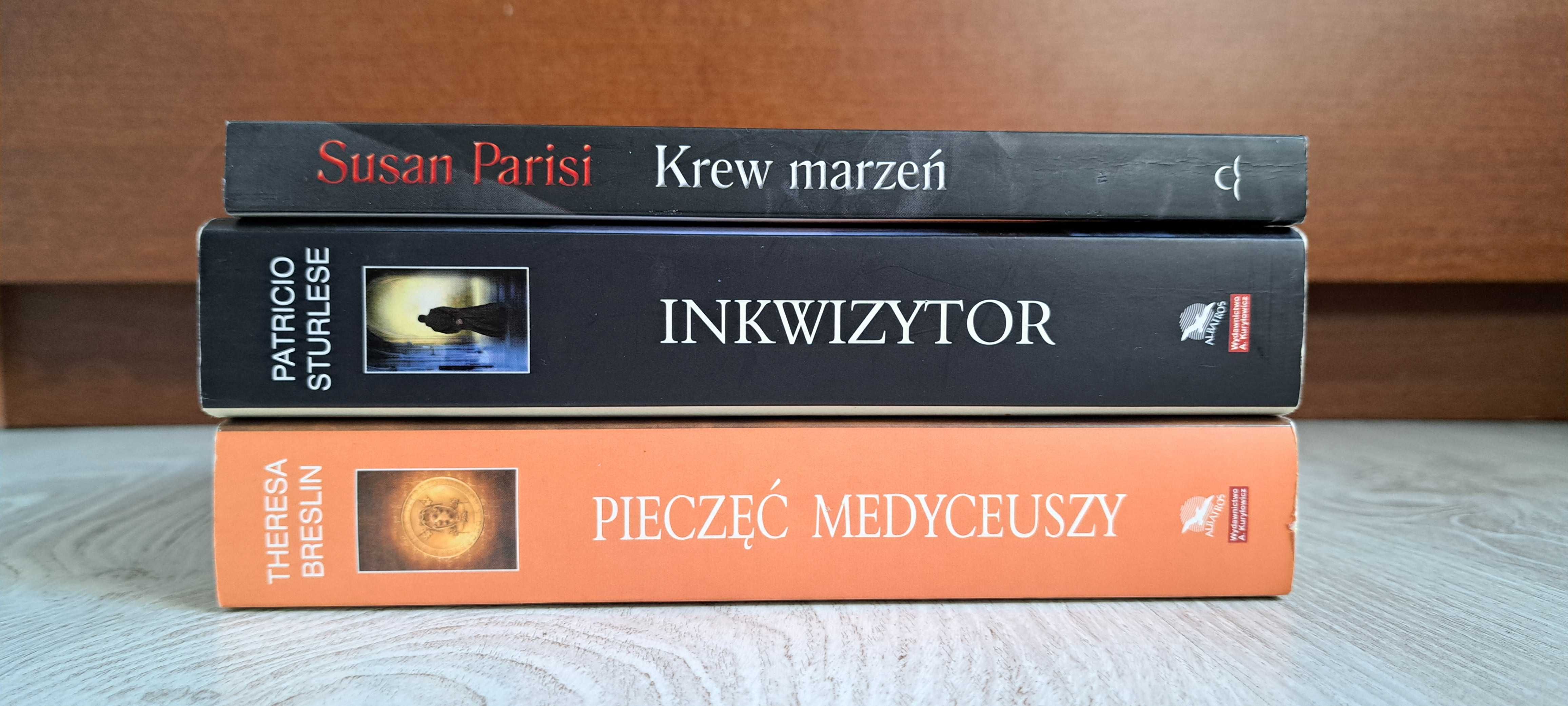 3x Sturlese Inkwizytor Breslin Pieczęć Medyceuszy Parisi Krew marzeń