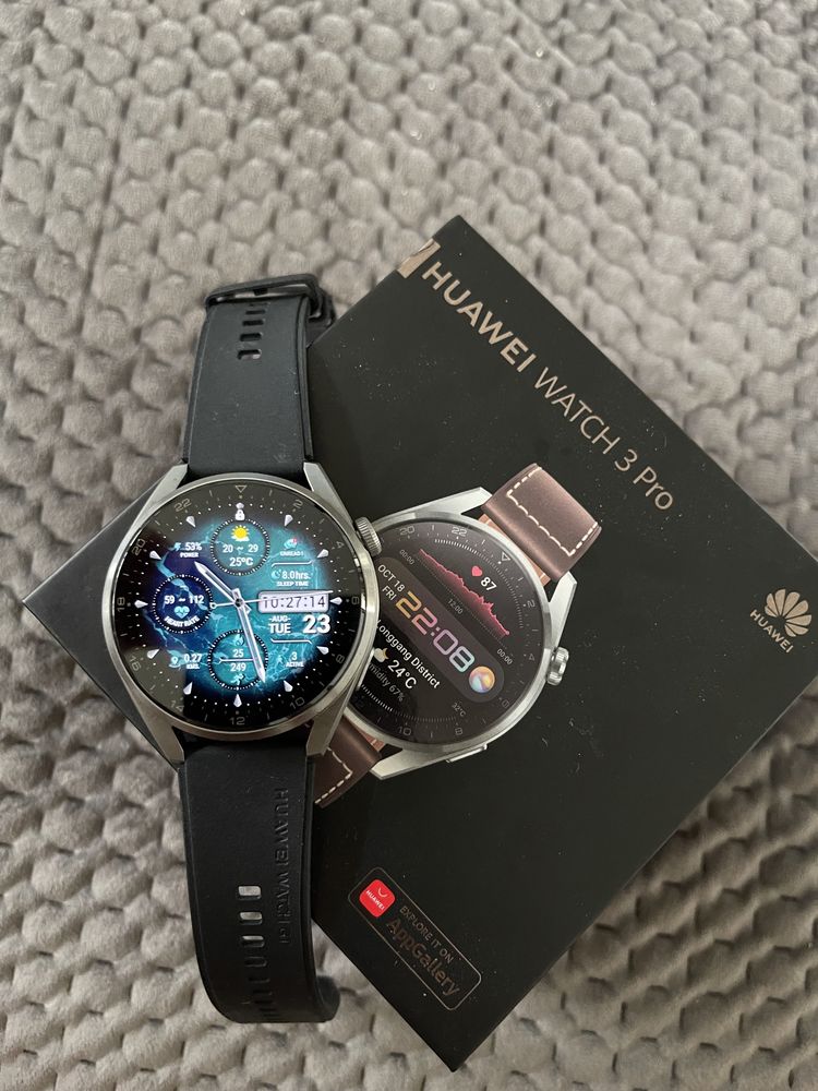 Смарт-годинник Huawei Watch 3 Pro (Classic Titanium)