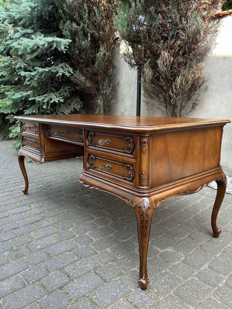 Biurko Ludwikowskie Ludwik Warrings Gabinet Chippendale Po Renowacji