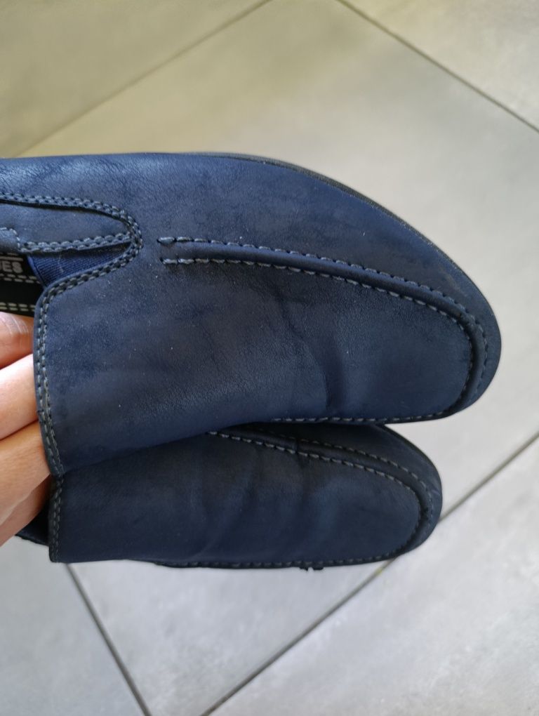 Męskie mokasyny espadryle 43