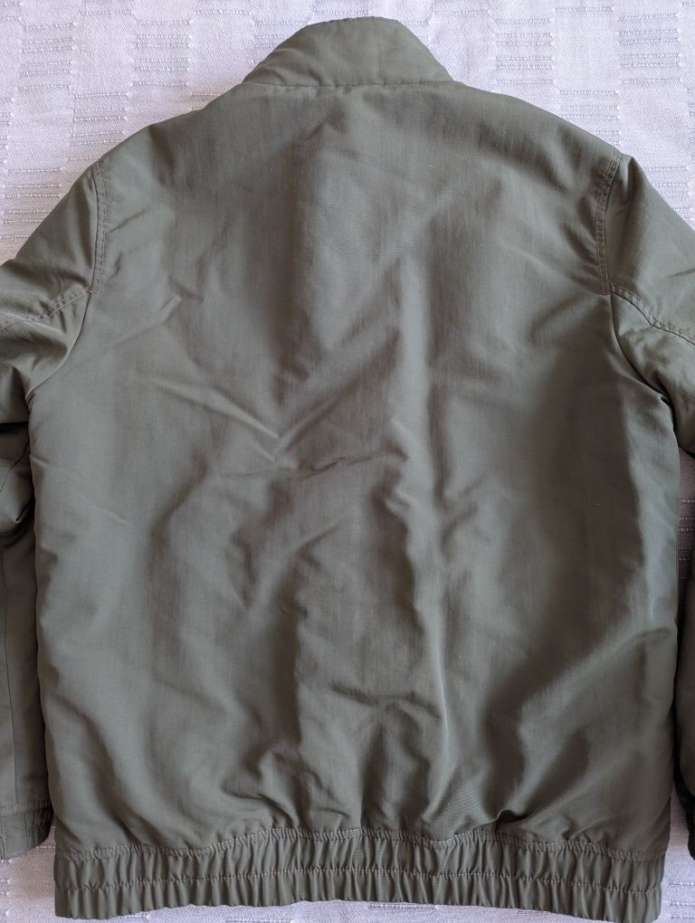 Tommy TJM Essential Padded Olive бомбер, мужская короткая куртка. р50