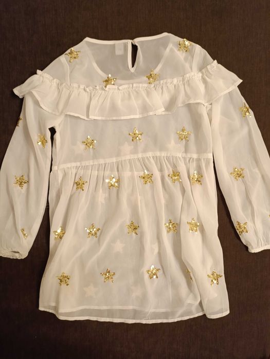 Śliczna bluzka tunika rozmiar 146