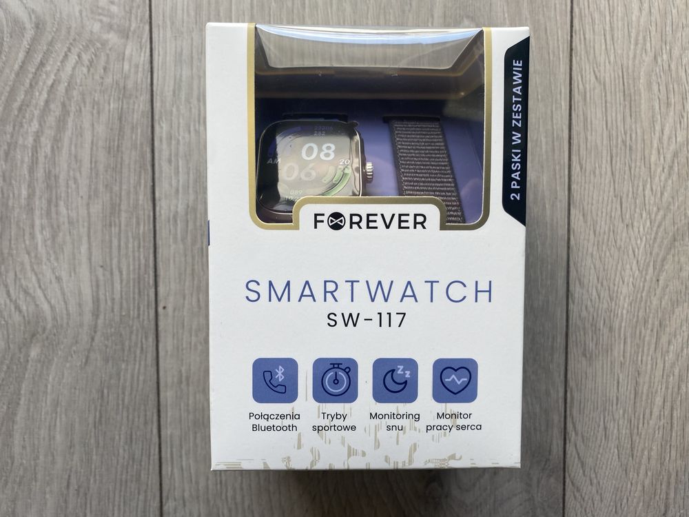 Nowy Smartwatch Forever SW-117 2 paski Okazja