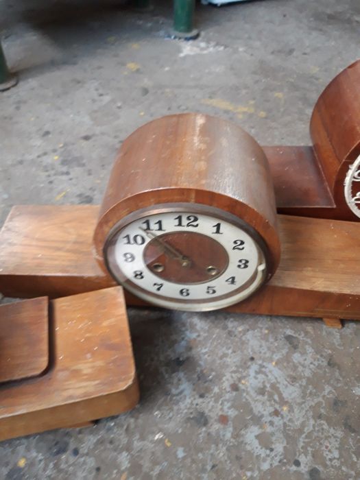 Zegar kominkowy, kłos, metronom, zegar