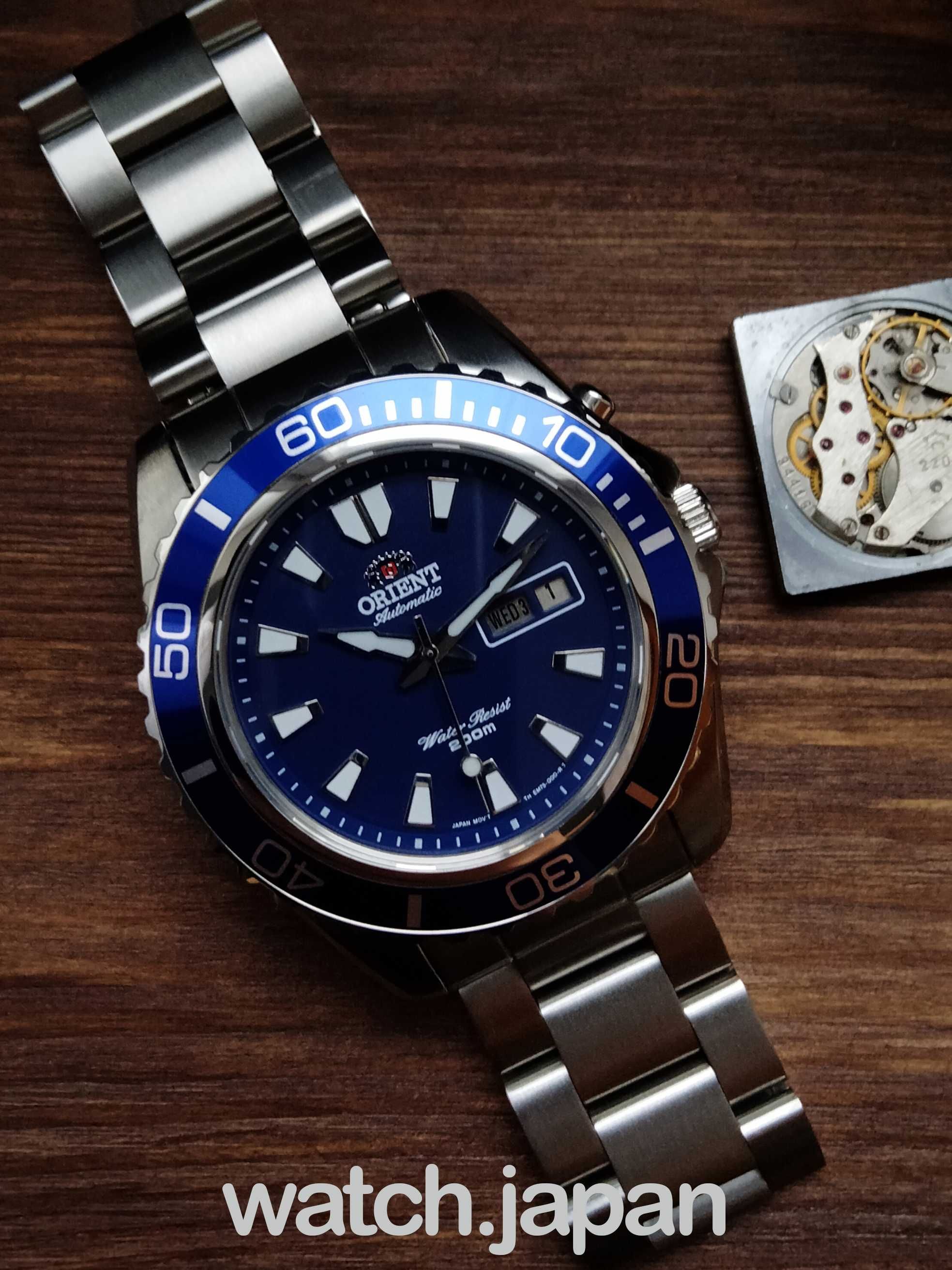 Часы - Годинник дайвер Orient Mako XL Blue + Коробочка