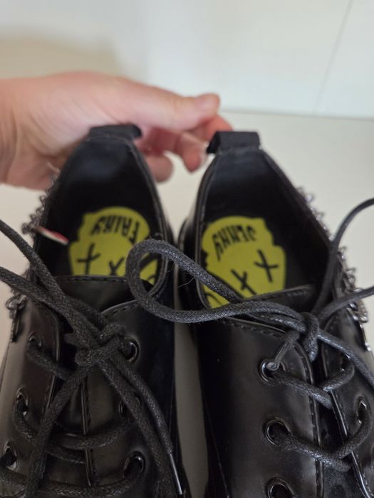 Martensy 38 Czarne półbuty