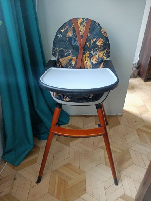 KINDERKRAFT 2W1 krzesełko do karmienia plus pokrowiec