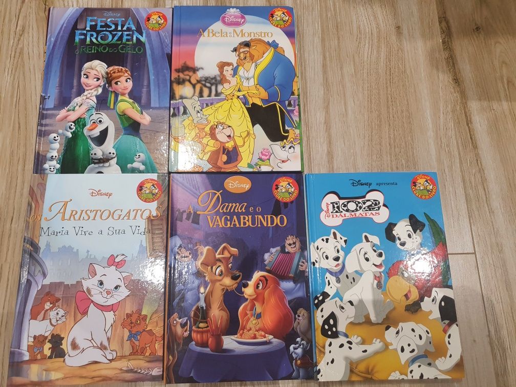 Livros disney, circulos de leitores, entre outros