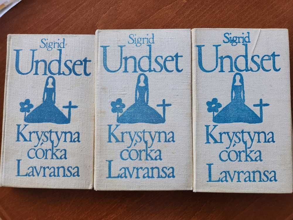 Krystyna córka Lavransa Sigrid Undset tom I -III