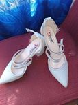 Buty damskie srebrne