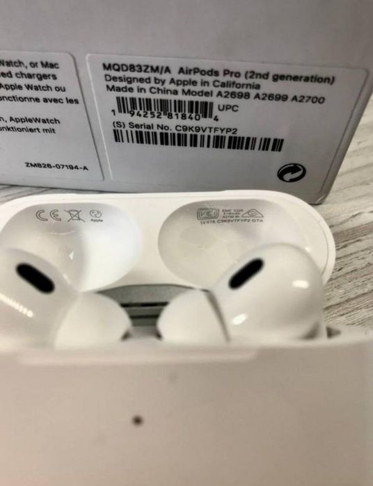 Airpods pro 2,чіп airoha lux якість 1:1 бездротові навушники
