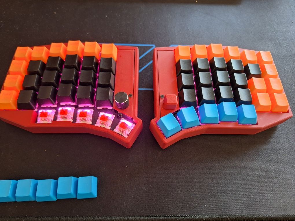 Teclado Split - Split Keyboard - mecânico - Sofle 58 teclas