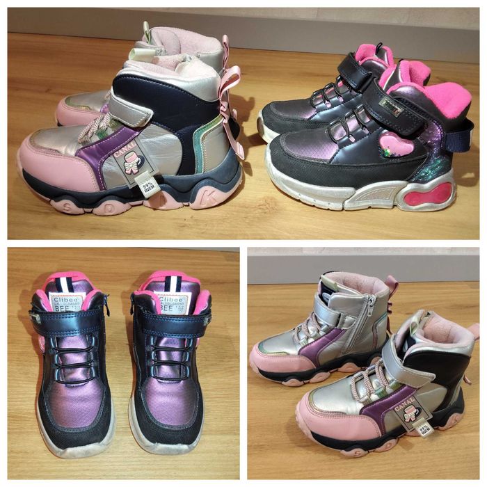 Ботинки Clibee демісезонні на дівчинку 28,30