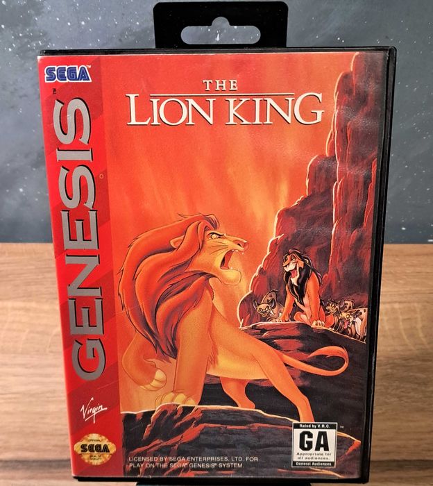 The Lione King SEGA GENESIS повний комплект з плакатом.