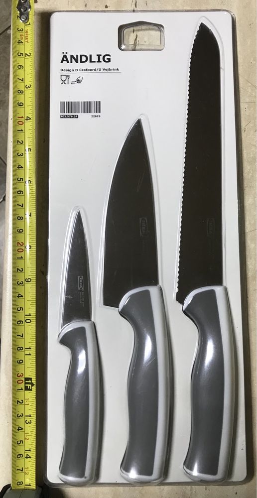 Ножі IKEA набір кухонний.