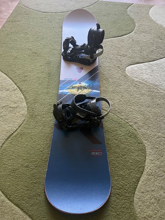 Сноуборд Crazy Creek 158 см. з кріпленням X-Road, ботінки Salomon р.42