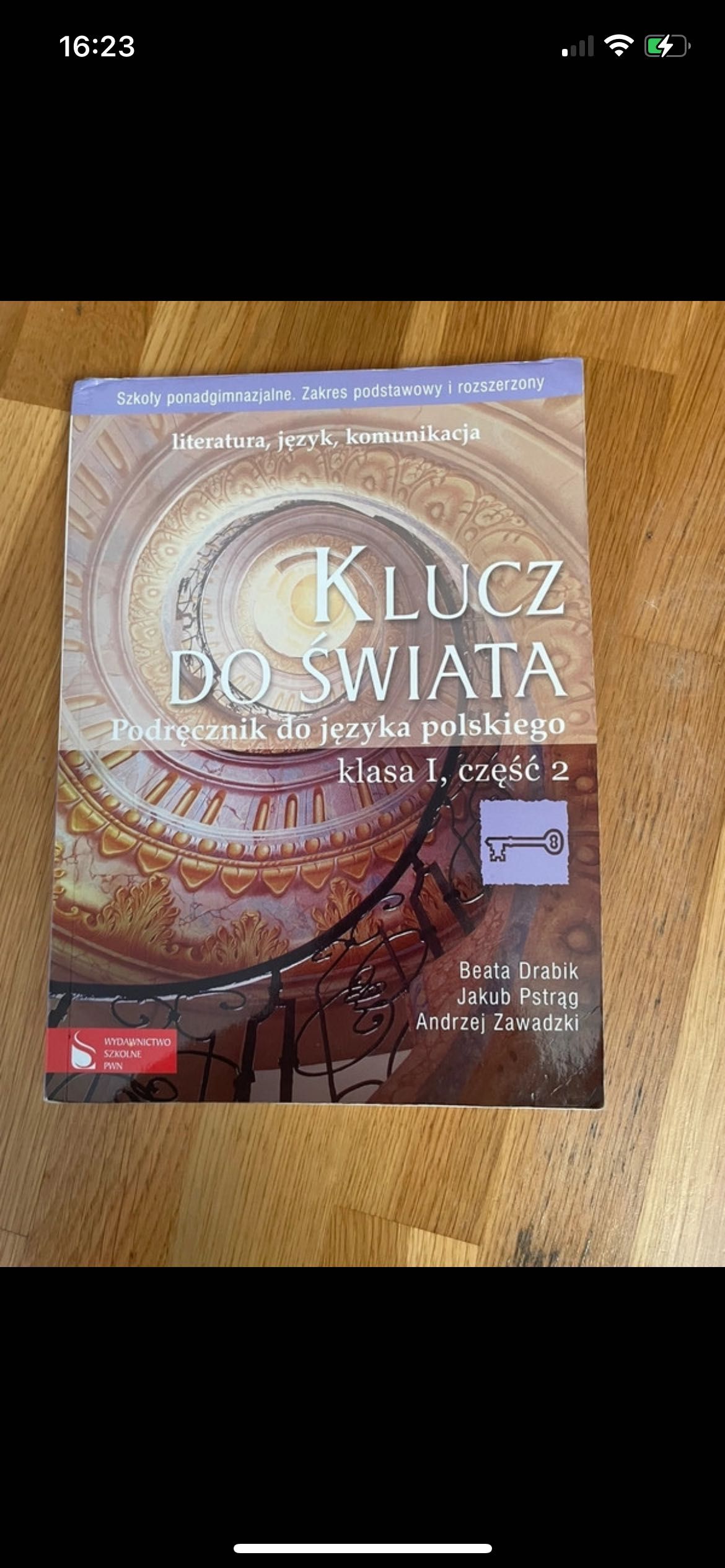 Klucz do świata podręcznik do języka polskiego kl. 1 cz. 2