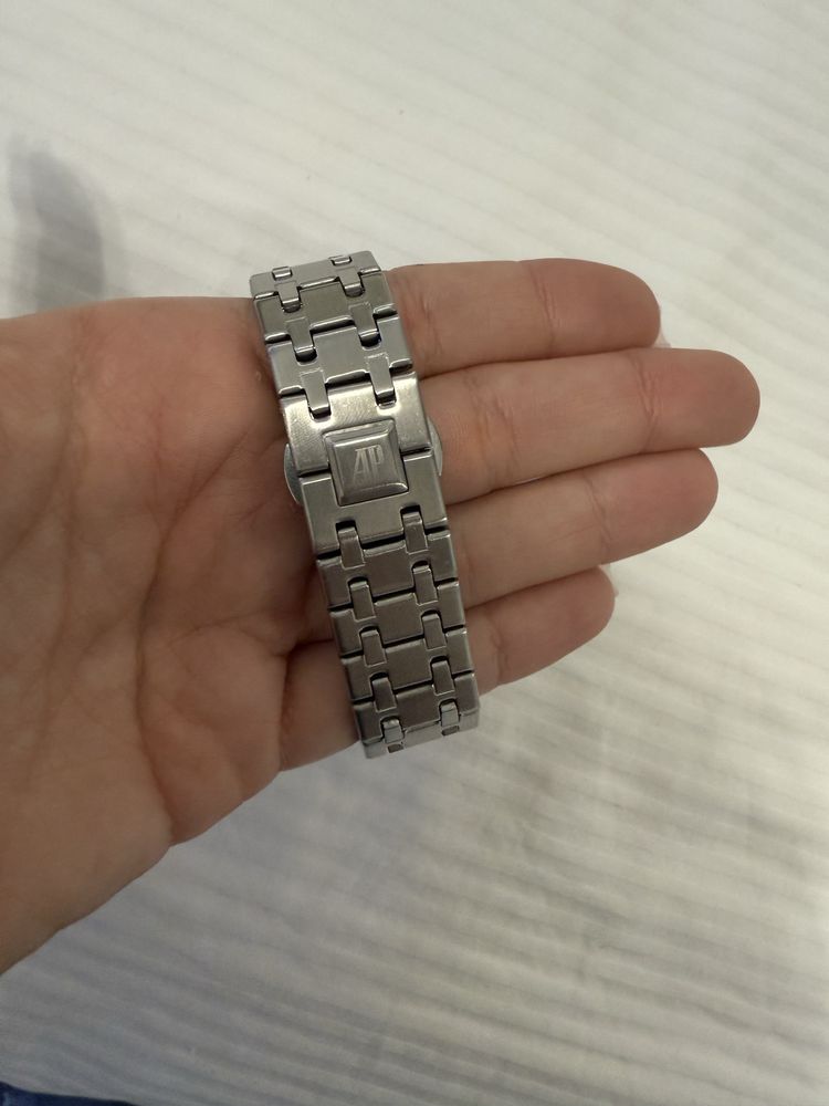 Zegarek srebrny niebieski AP Audemars Piguet
