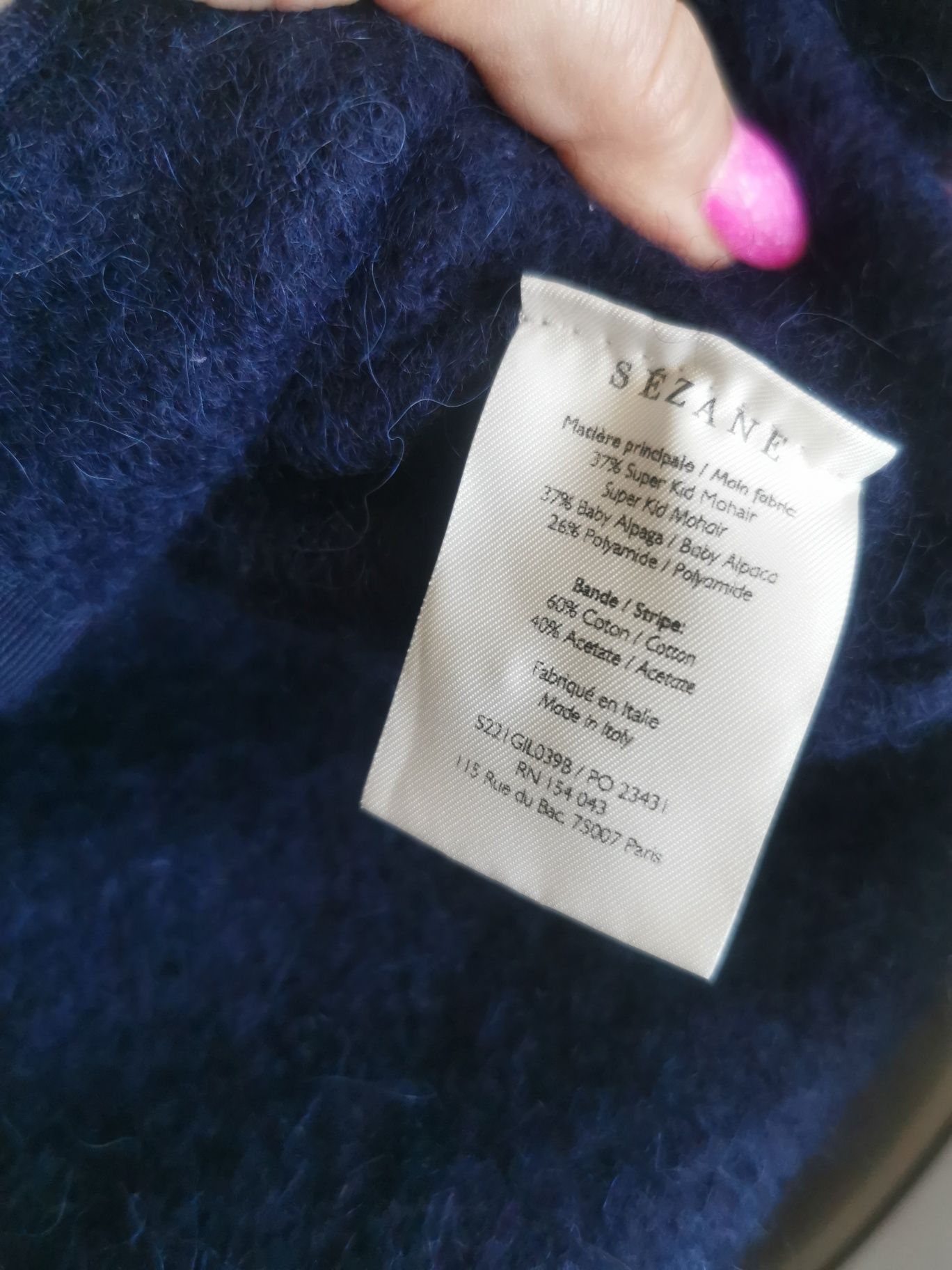 Okazja! Milutki sweter marki Premium - Sezane bolerko narzutka xxs/xs