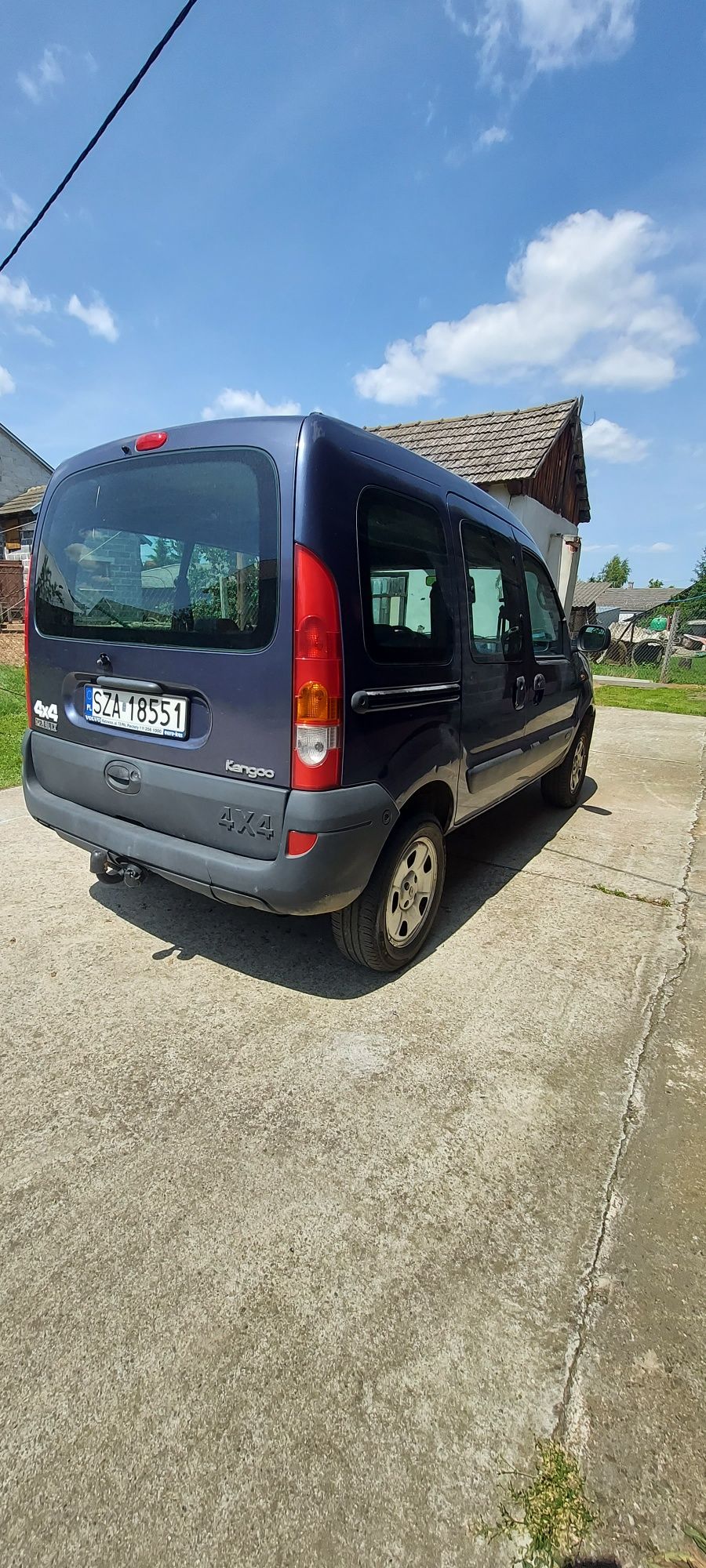 Renault Kangoo,  napęd 4x4 , 1.6 benzyna,  2005 rok, 199000 przebieg