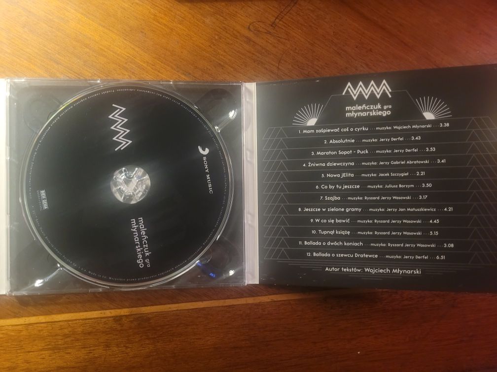 CD Maleńczuk gra Młynarskiego 2017 Sony
