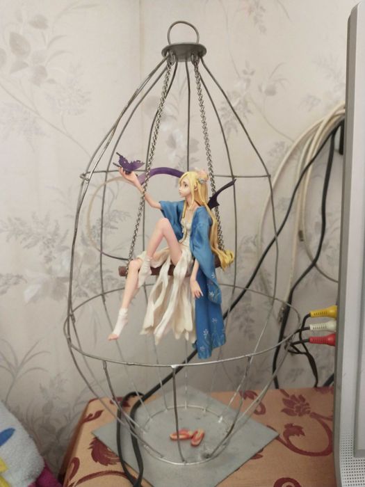 аниме фигурка статуэтка редкая коллекционная Саяме в клетке Sayame