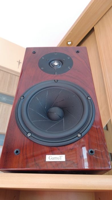 Gamut L-3 Rosewood, monitory high-end, idealne, komplet ze skrzynią