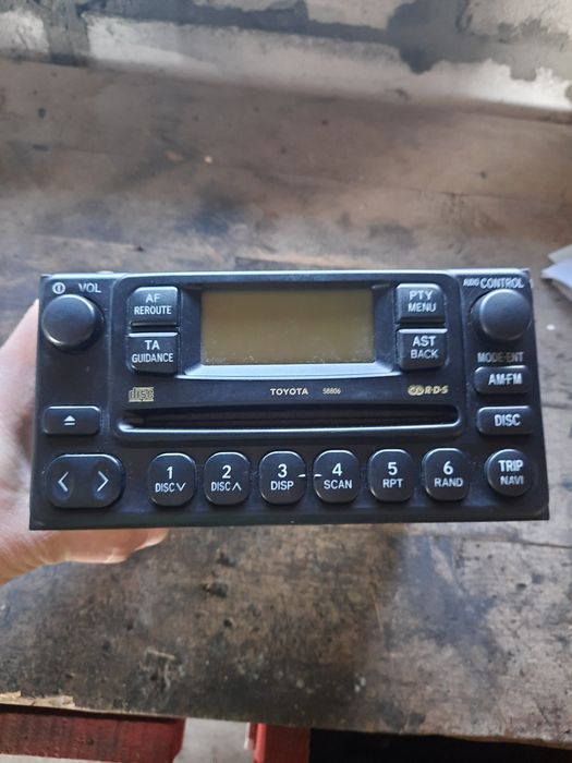 Аудіосистема+чейнжер+бортовий від тойото рав4 2003р  58806.