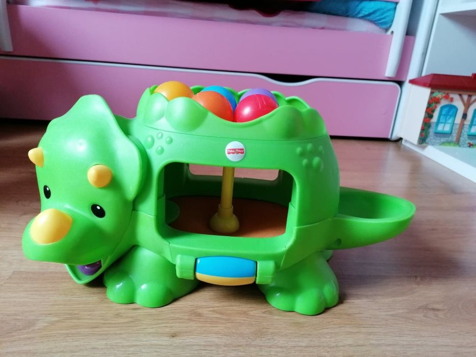 Dino i podskakujące piłeczki Fisher Price