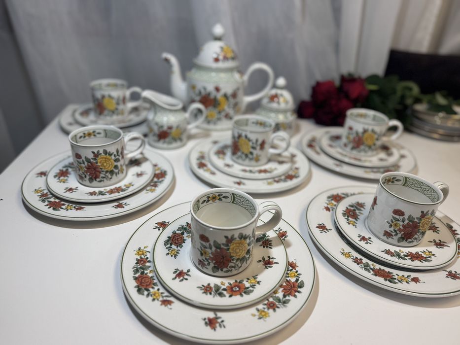 Villeroy Boch Summerday, віллерой бох, чайний сервіз, блюдо, тортівниц