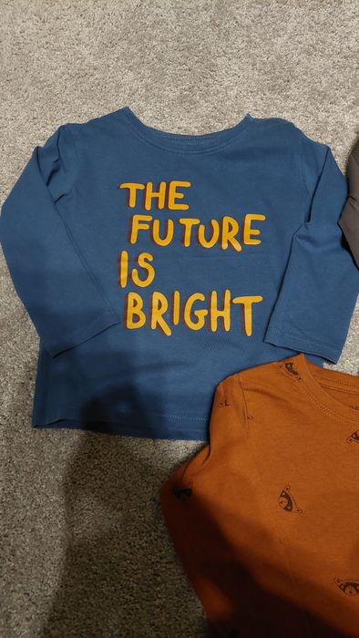 3x longsleeve koszulka z długim rękawem Reserved rozm. 86