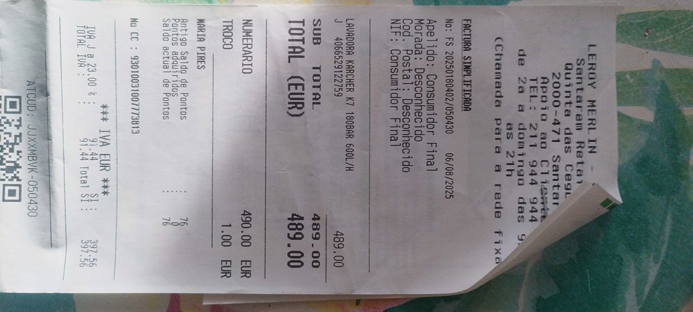 Máquina lavar a pressão