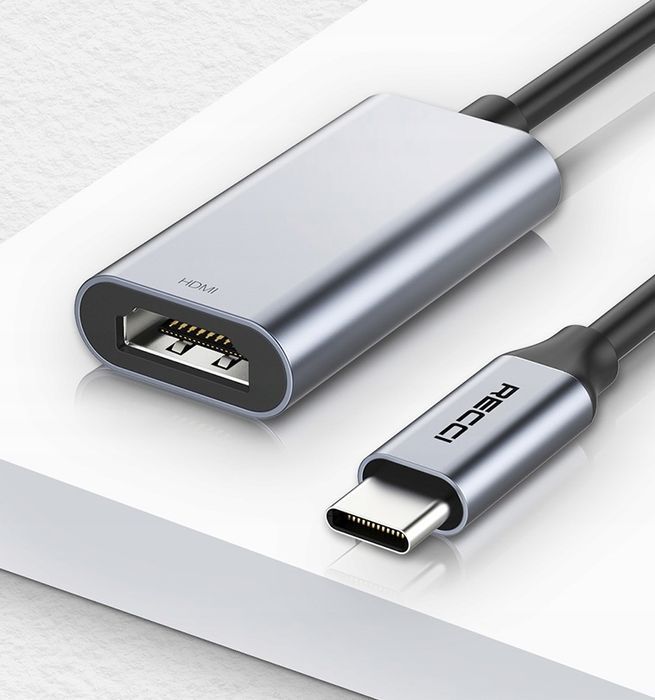 Adapter Przejściówka Hub Z Usb-C Do Hdmi 4K Uhd Recci