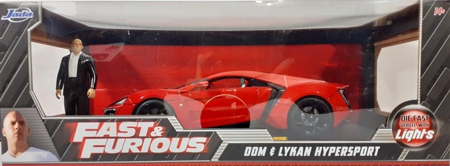 1/18 lykan Hipersport Coupe + Figura DOOM - Jada