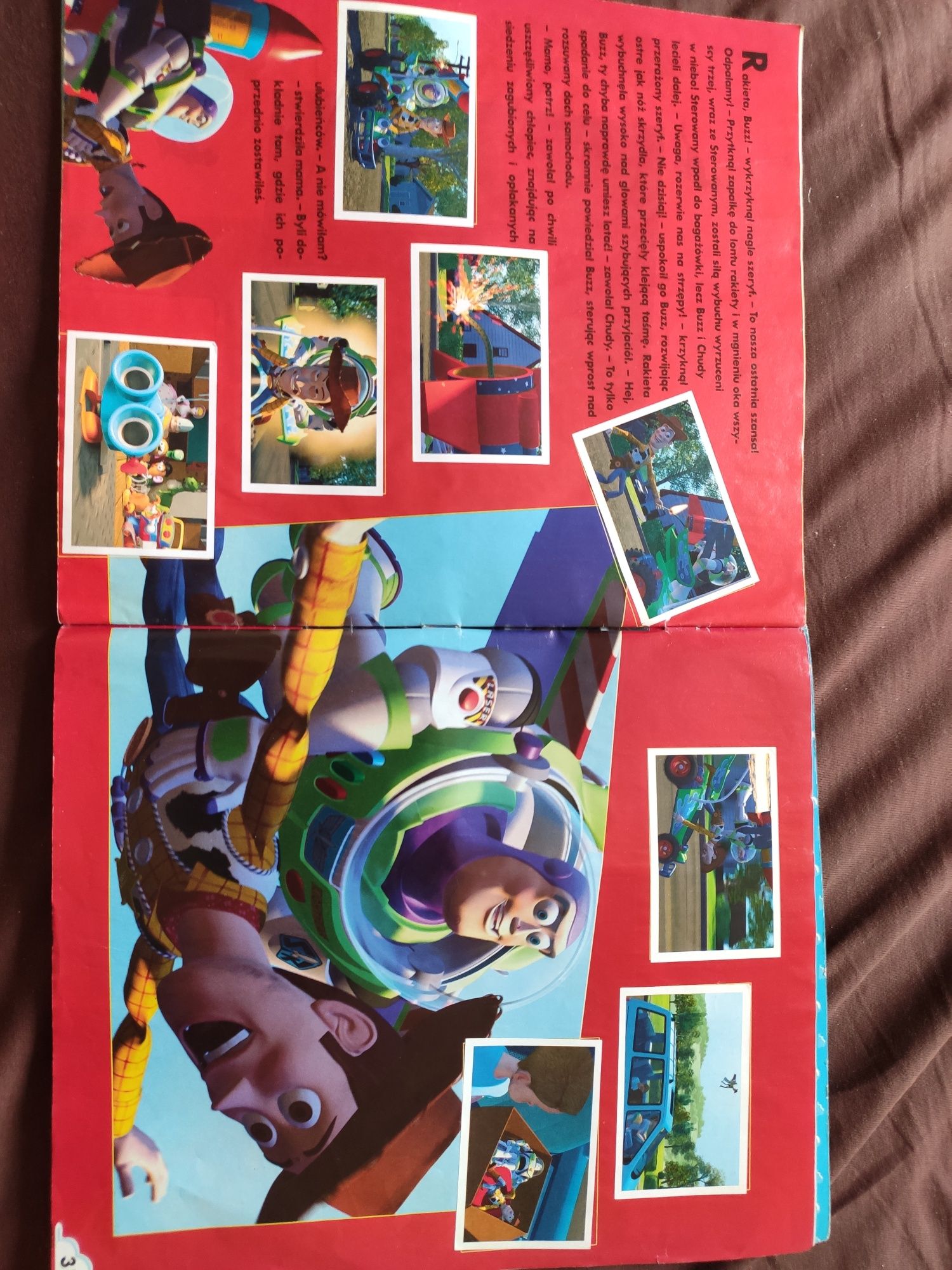 Album Toy Story z 1995r wszystkie naklejki