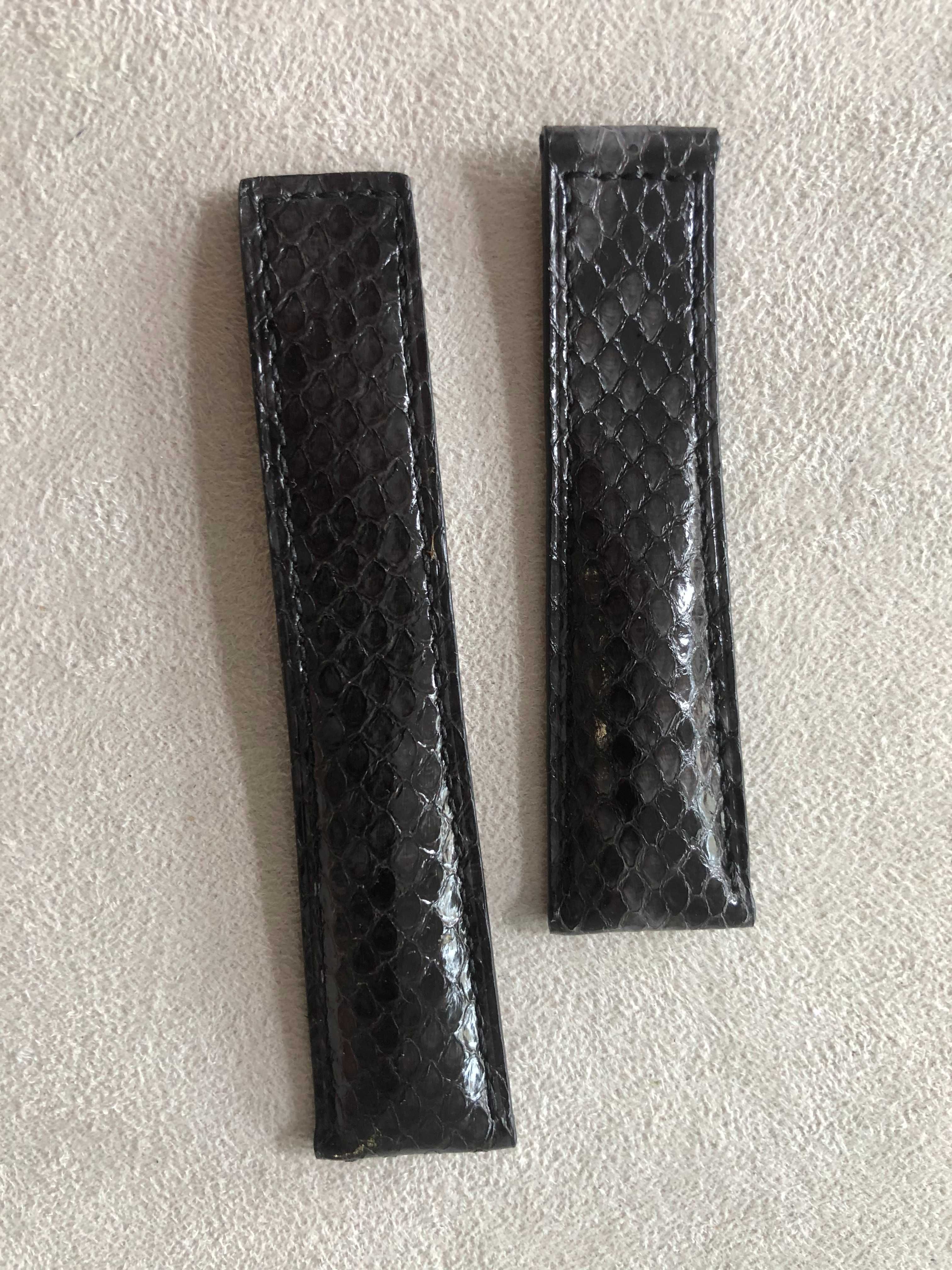 Tag Heuer MONACO BLACK Python pasek 22mm FX6216