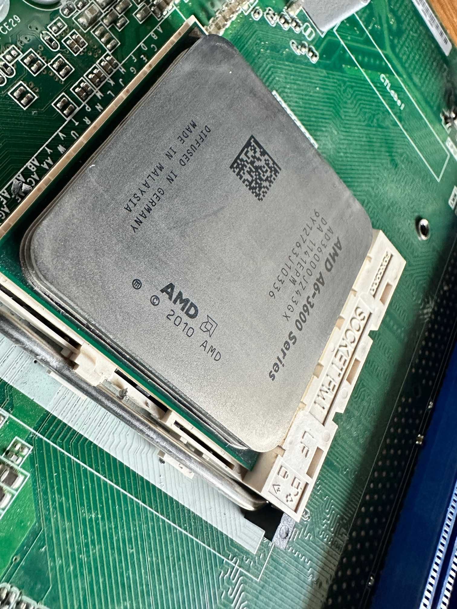 Płyta główna AMD2H1 + AMD A6-3650 + chłodzenie HP