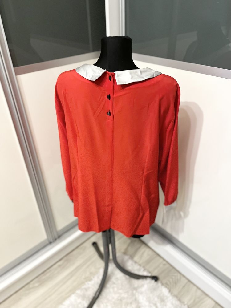 Czerwona elegancka koszula 46 damska