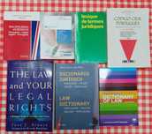 Dicionários jurídicos e outros livros Direito 35 euros o conjunto