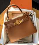 Hermes Kelly 25 Togo gold in gold