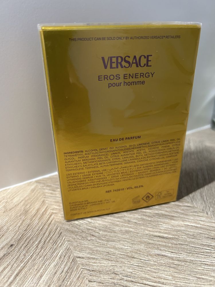 Perfumy Versace eros energy 100 ml oryginał w foli