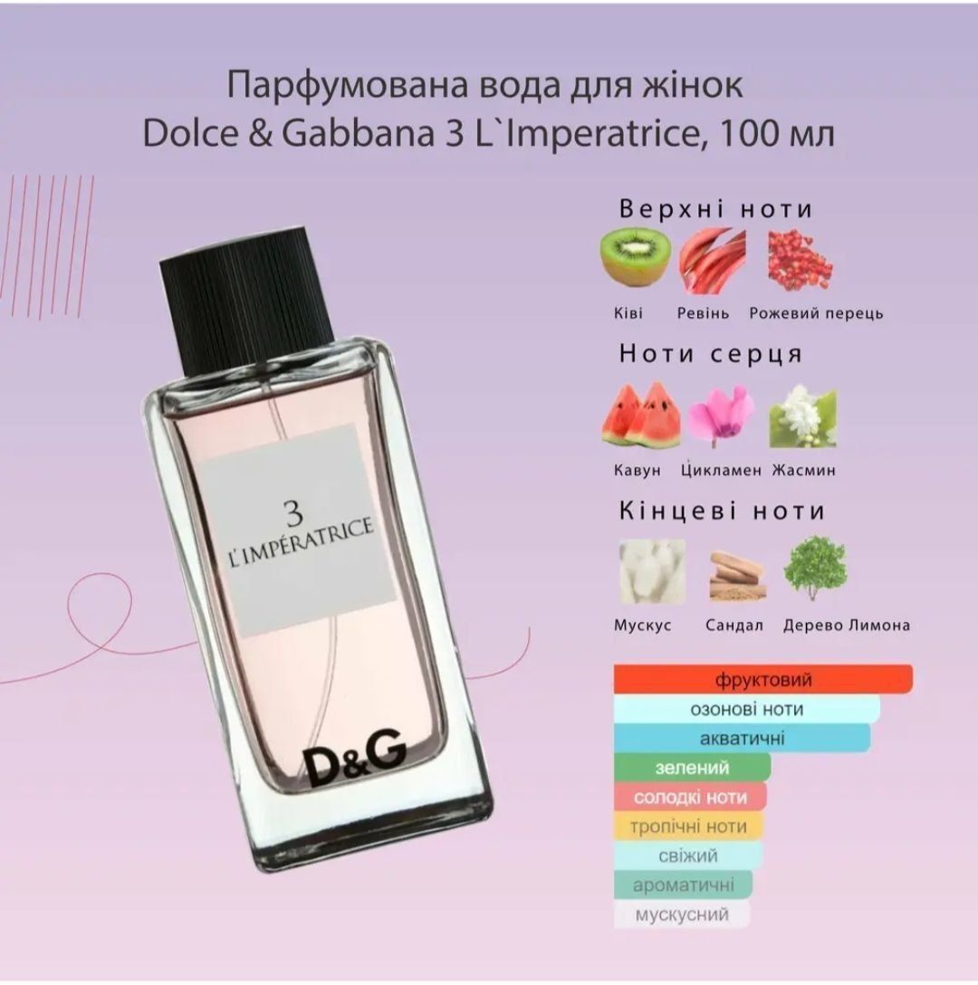 Парфуми жіночі L'imperatrice 3, 100 мл