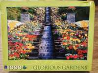 пазл 1000, красочная картинка "Glorious Gardens"